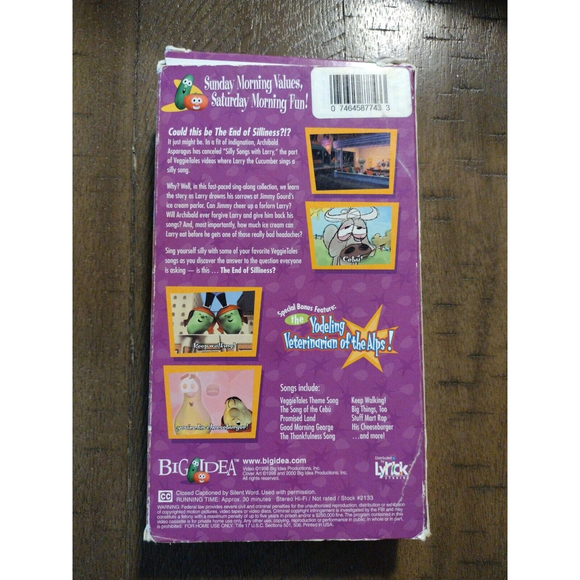 VeggieTales - The End of Silliness (VHS, 2000) - Picture 3 of 7